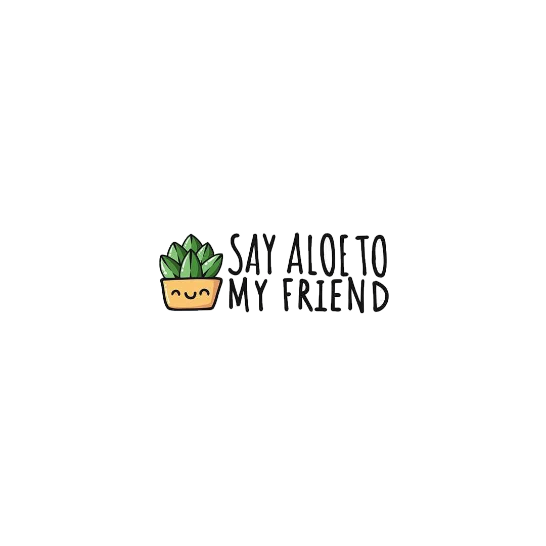 Aloe To My Friends Sticker